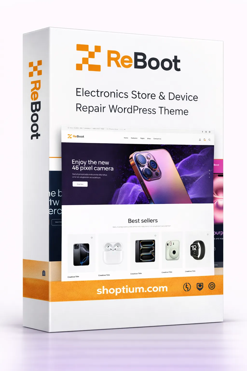 Only $4.99 | Reboot - Electronics Store & Device Repair WordPress Theme