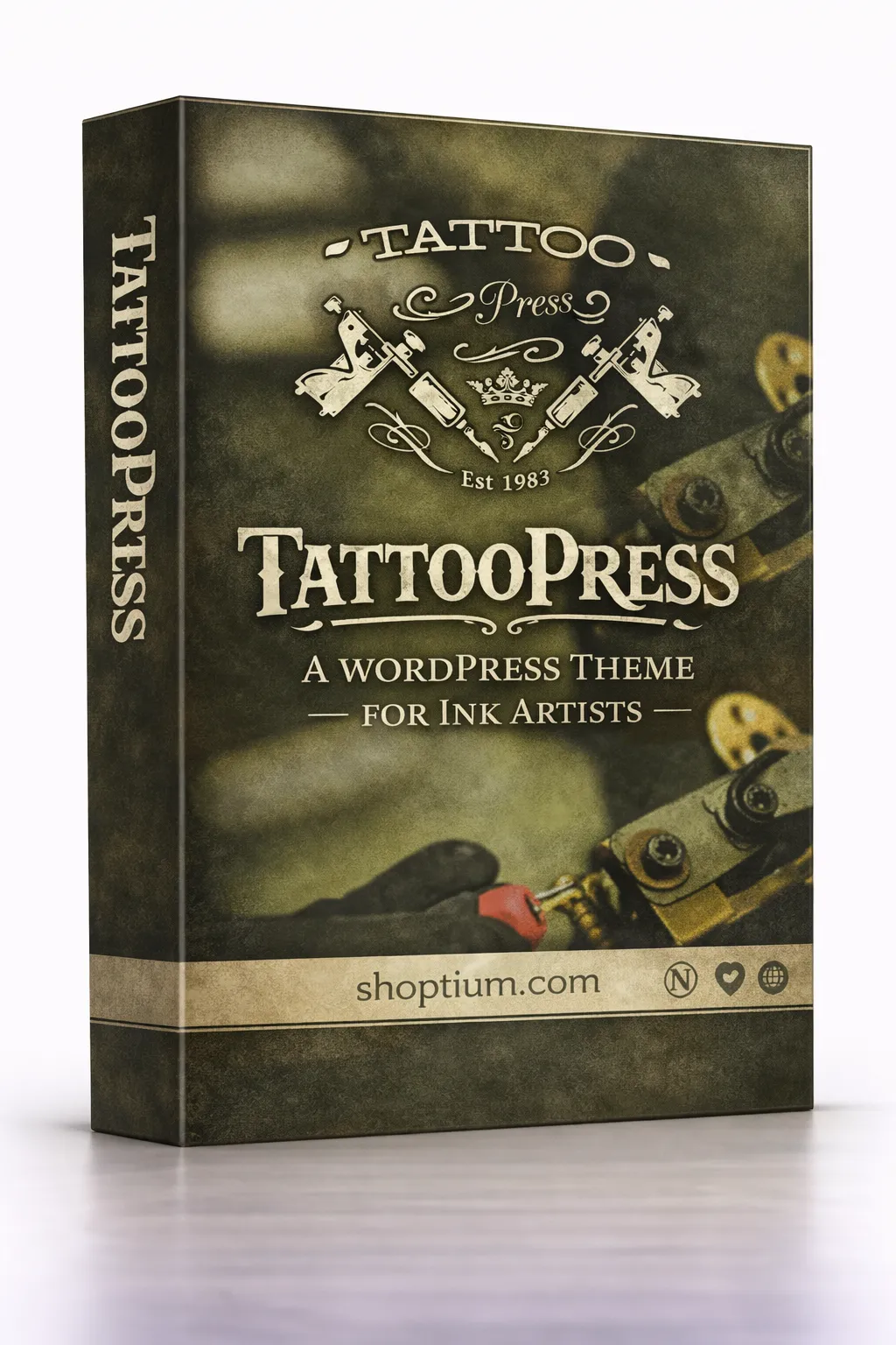 Only $4.99 | TattooPress - A Wordpress Theme for Ink Artists