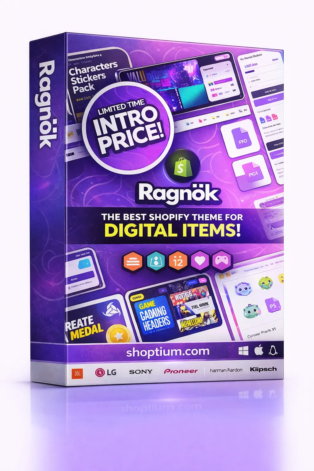 Only $4.99 | Ragnok - Shopify Theme for Digital Items