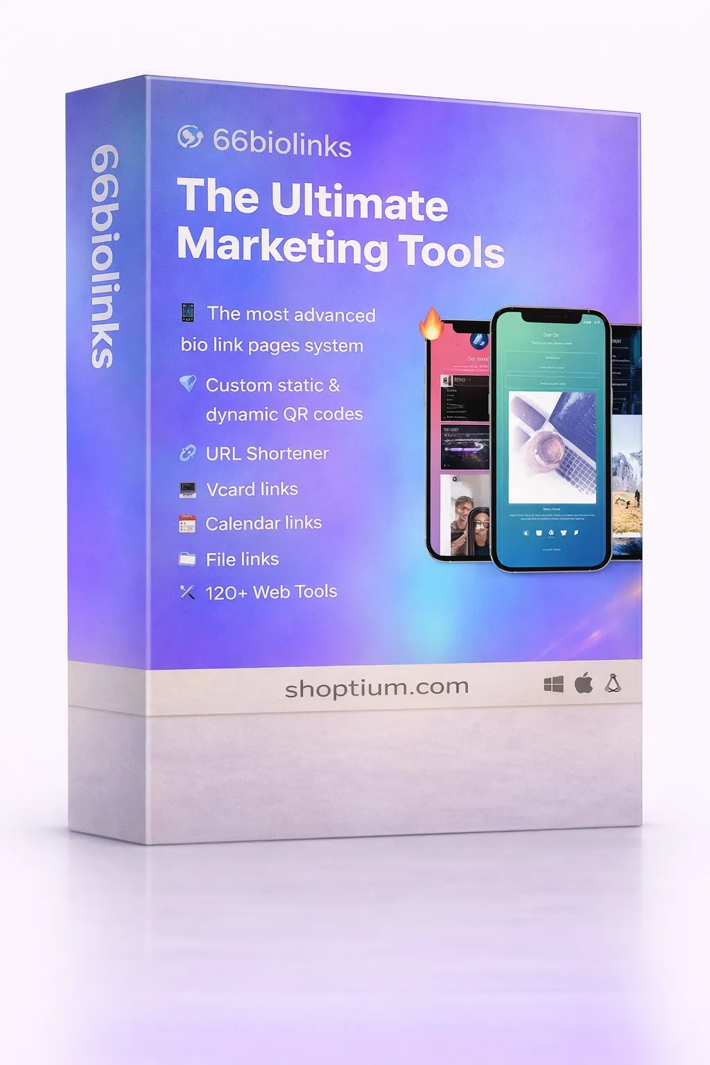 Only $4.99 | 66biolinks – Bio Links, URL Shortener, QR Codes & Web Tools