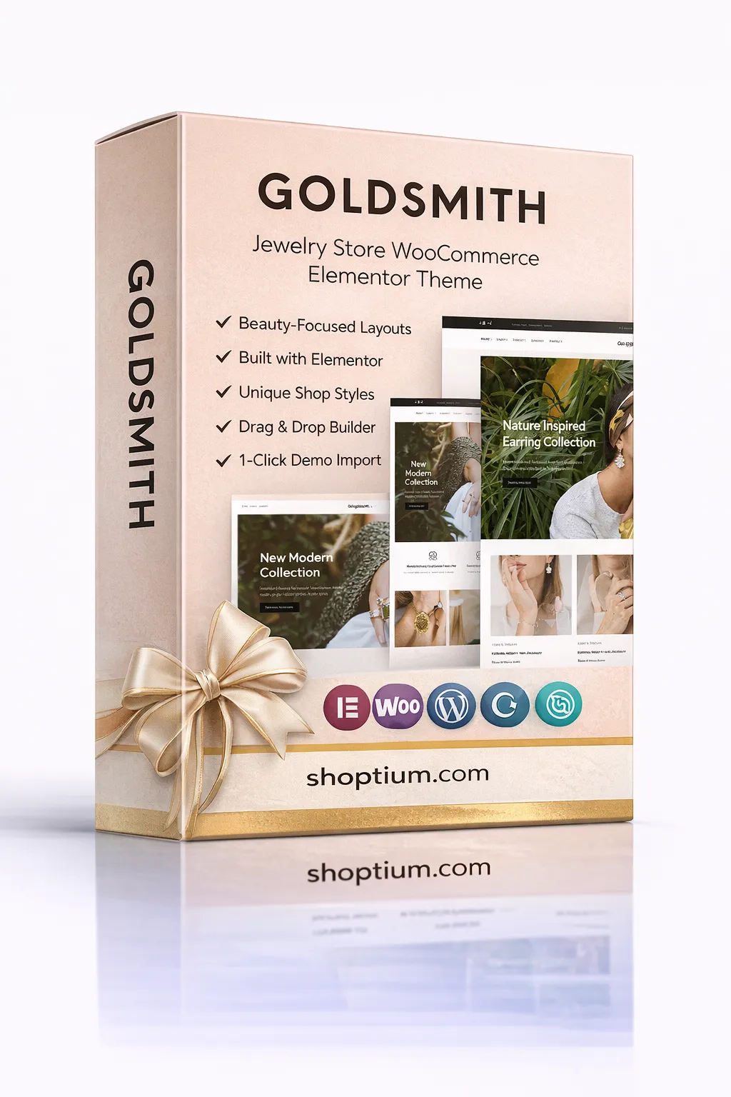 Only $4.99 | GoldSmith - Jewelry Store WooCommerce Elementor Theme